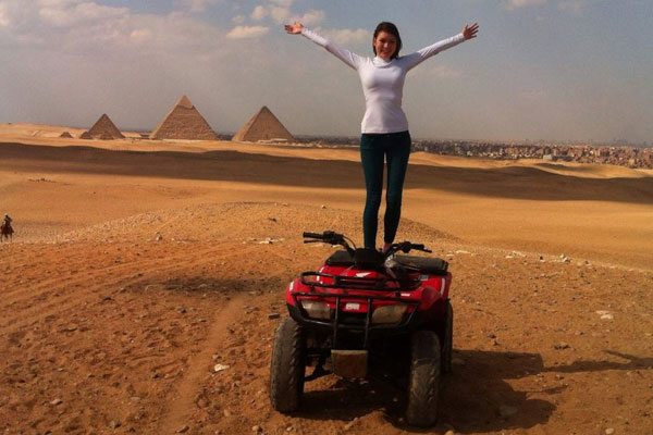 Quad Biking At Giza Pyramids