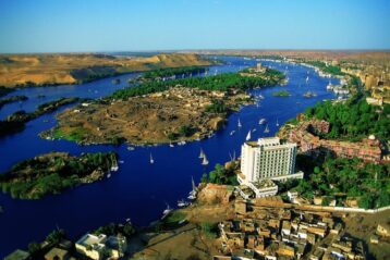 Natural scenic view at egypt's destination.