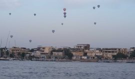 Hot air balloons ride in Luxor, Egypt