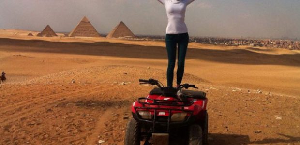 Quad Biking At Giza Pyramids
